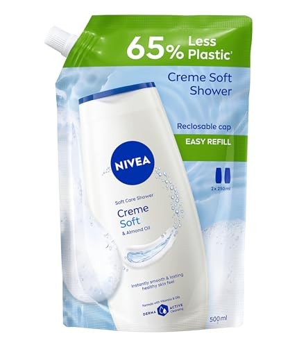 Nivea Ricarica di gel doccia cremoso Creme Soft 500ml