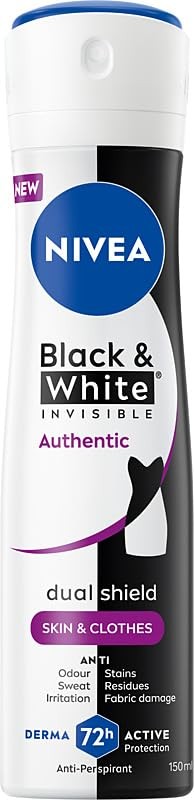 Nivea Spray antitraspirante autentico Black&White 150ml