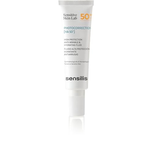 Sensilis FLUIDO FOTOCORREZIONE HA 50+ idratante e antirughe SPF50+ 50ml unisex