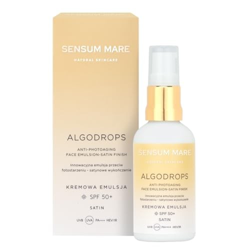 Sensum mare Algodrops emulsione innovativa per photoaging - satin finish SPF50+ 50ml