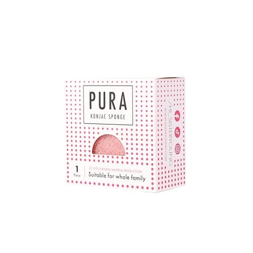 Sister young Pura Konjac Sponge Spugna per lavare il viso Konjac Pink
