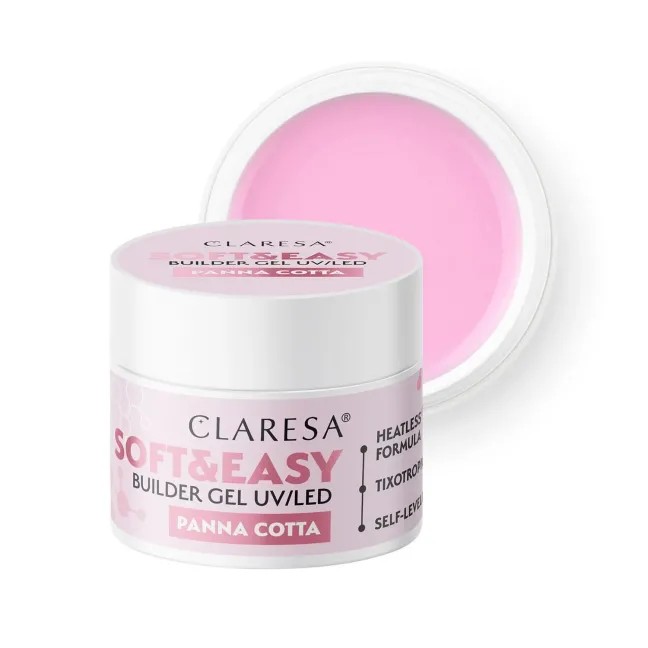 Claresa Gel costruttore Gel costruttore Panna Cotta Soft & Easy UV/LED 45g