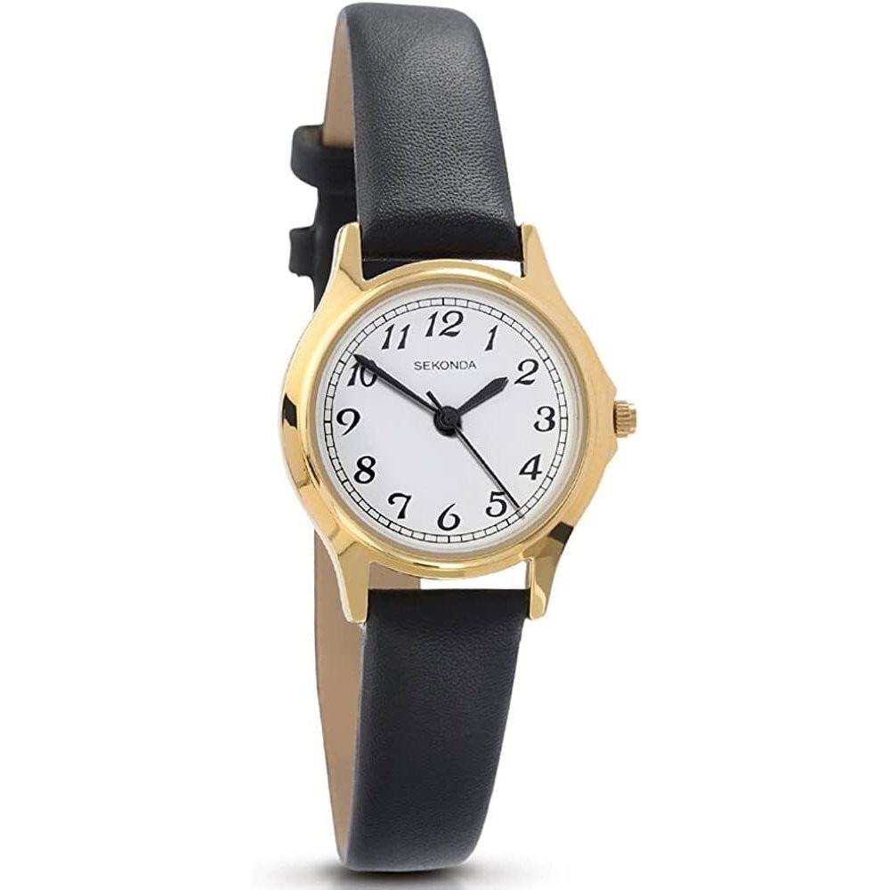 Sekonda Sekonda orologio con cinturino in pelle quartz 4134 donna