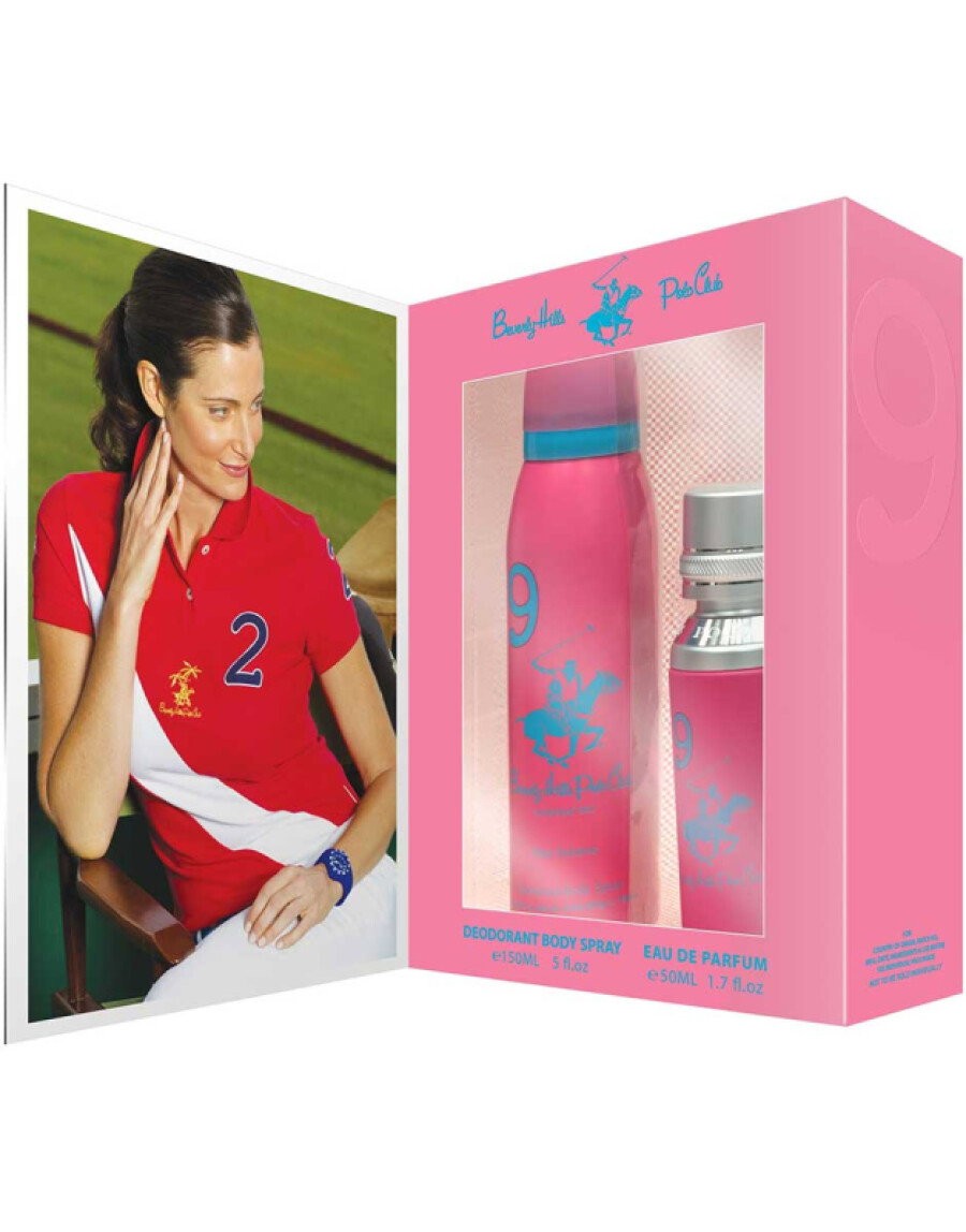 Gift Set Beverly Hills Polo Club: 1982 - Sport 9 Eau De Parfum donna 50ml + 1982 - Sport 9 antitraspirante spray deodorante donn