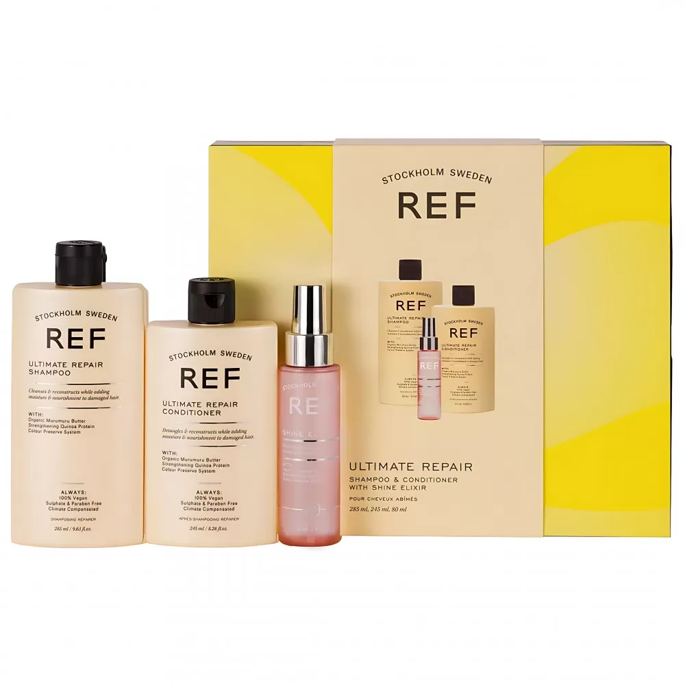 Gift Box Set Ref Stockholm: Ultimate Repair senza solfati shampoo per capelli riparatore e rinforzante 285ml + Ultimate Repair s