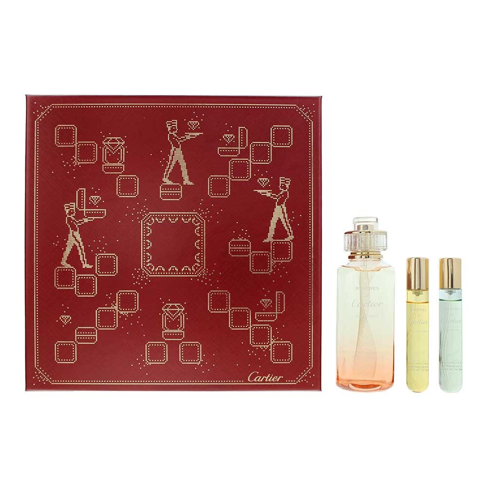 Set Cartier: Rivieres de Cartier Insouciance Eau De Toilette unisex 100ml + Rivieres de Cartier Luxuriance Eau De Toilette unise