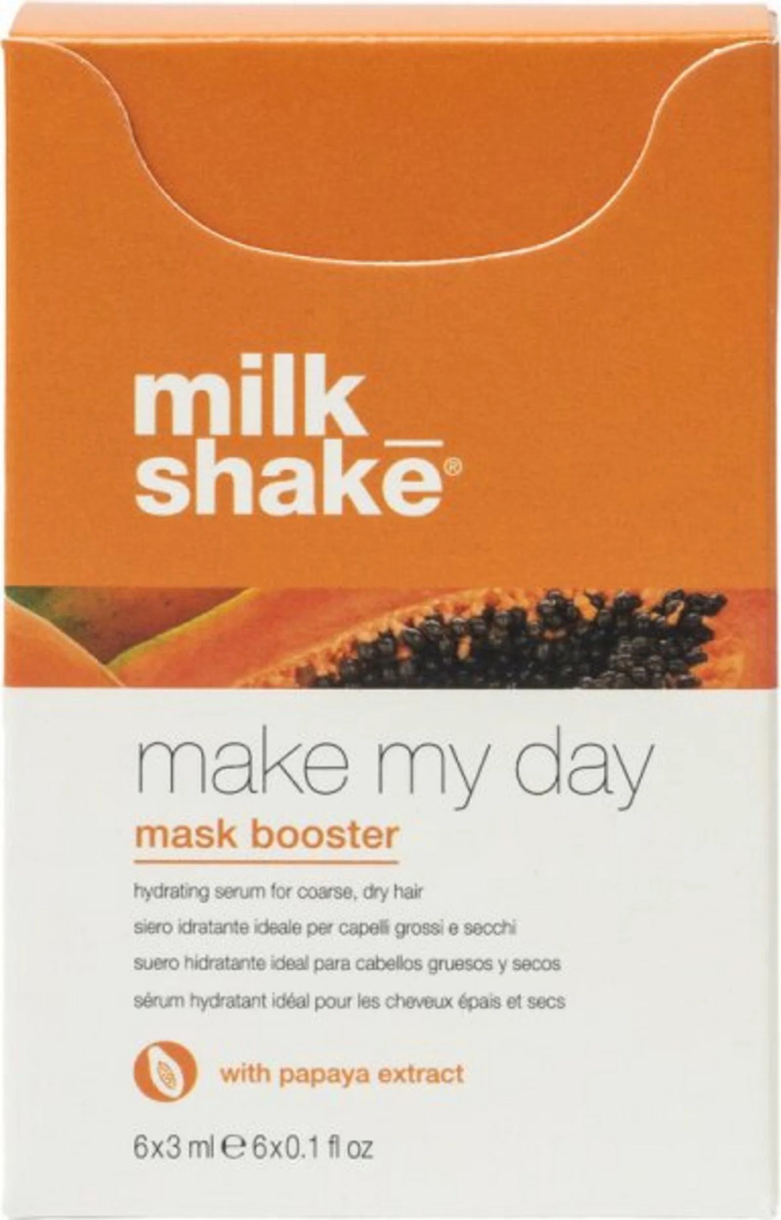 Milk Shake Make My Day maschera crema trattamento capelli idratante 6 pcs 3ml