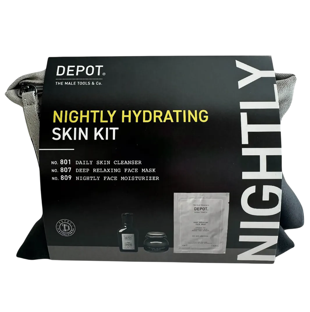 Set Depot: 800 Skin Specifics No. 809 idratante notte crema per viso 65ml + 800 Skin Specifics No. 801 carbone attivo detossific