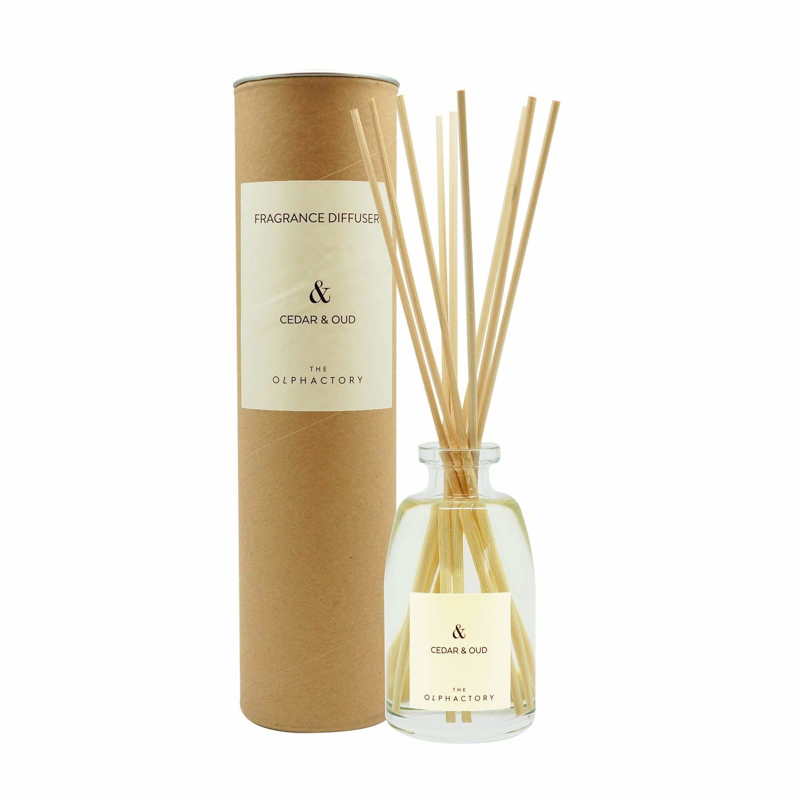 The Olphactory cedro e oud bastoncini profumati legnoso diffusore di aromi 250ml