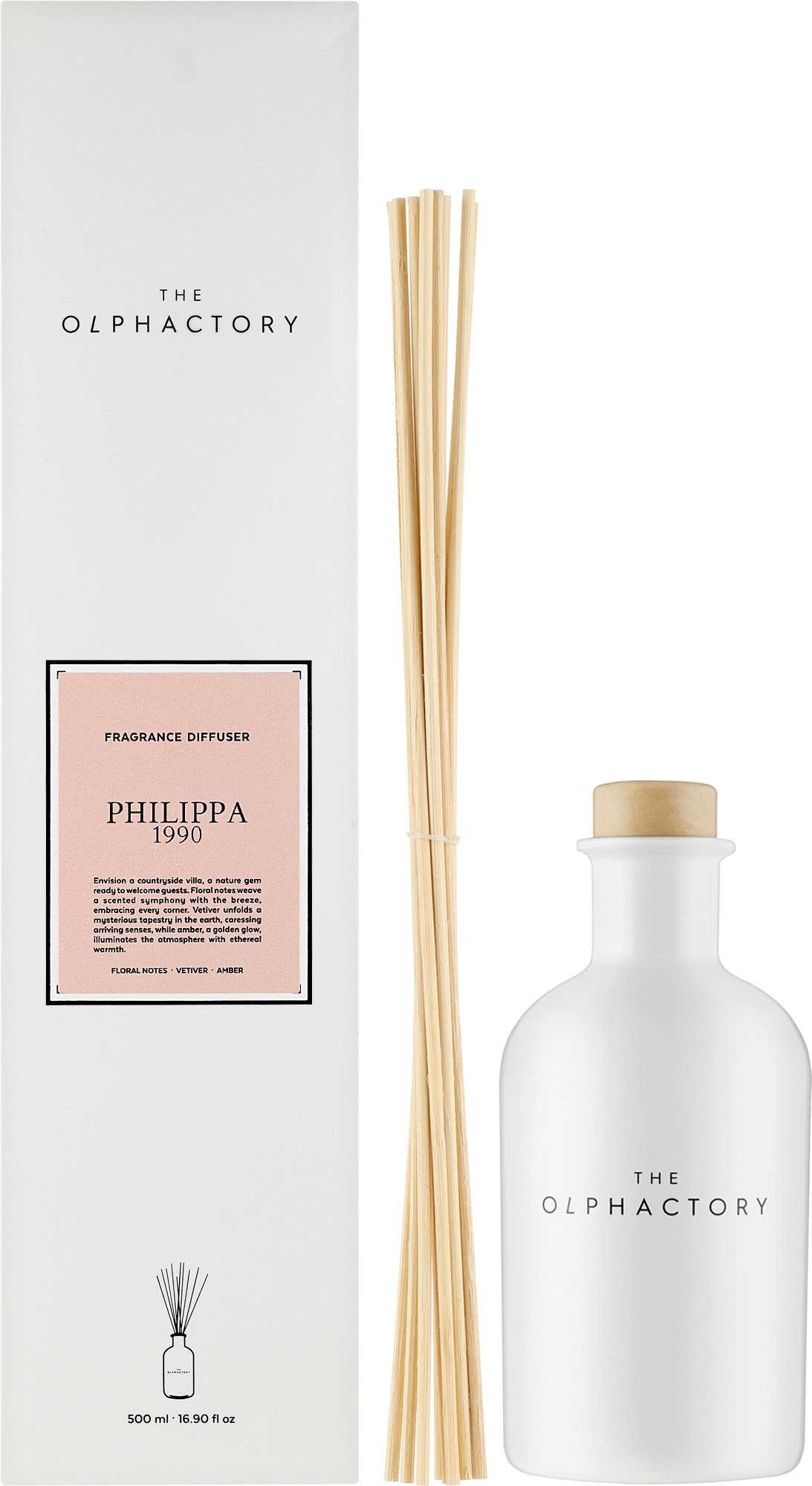 The Olphactory Philippa 1990 bastoncini profumati diffusore di aromi 500ml
