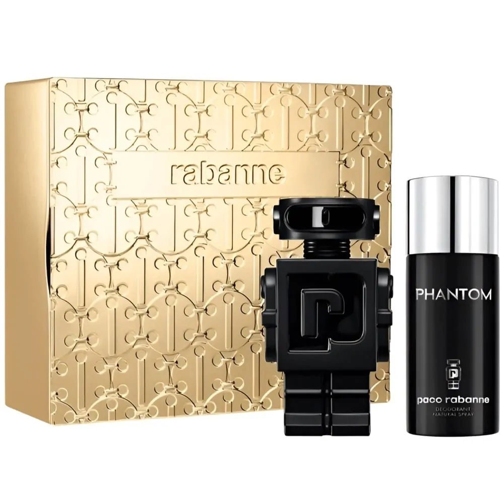 Set Paco Rabanne: Phantom Eau De Parfum uomo 100ml + Phantom spray deodorante uomo 150ml