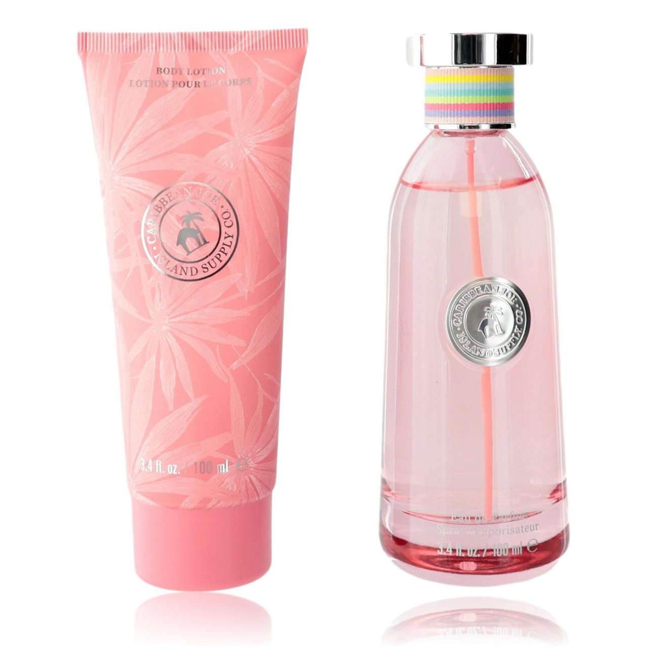 Set Caribbean Joe: Island Supply Tropical Haven Eau De Parfum donna 100ml + Island Supply Tropical Haven idratante lozione corpo