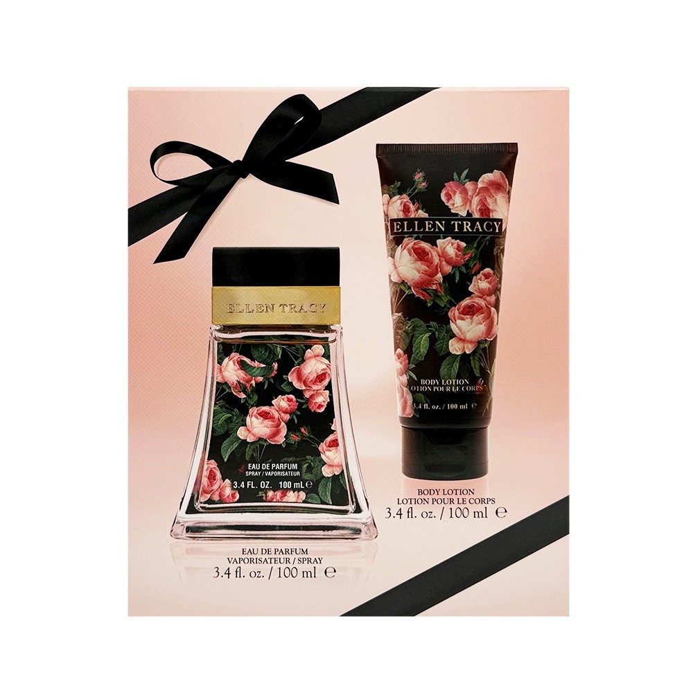 Set Ellen Tracy: Courageous idratante lozione corpo 100ml + Courageous Eau De Parfum donna 100ml