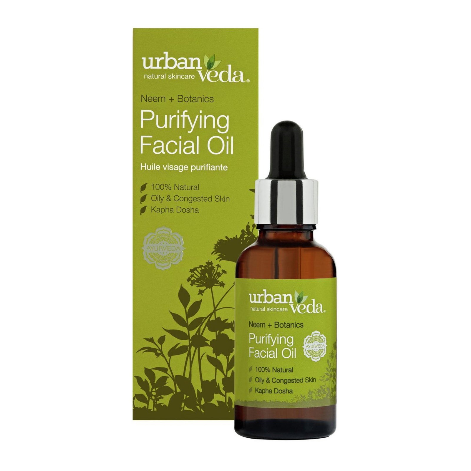Urban Veda purificante purificante olio per viso 30ml