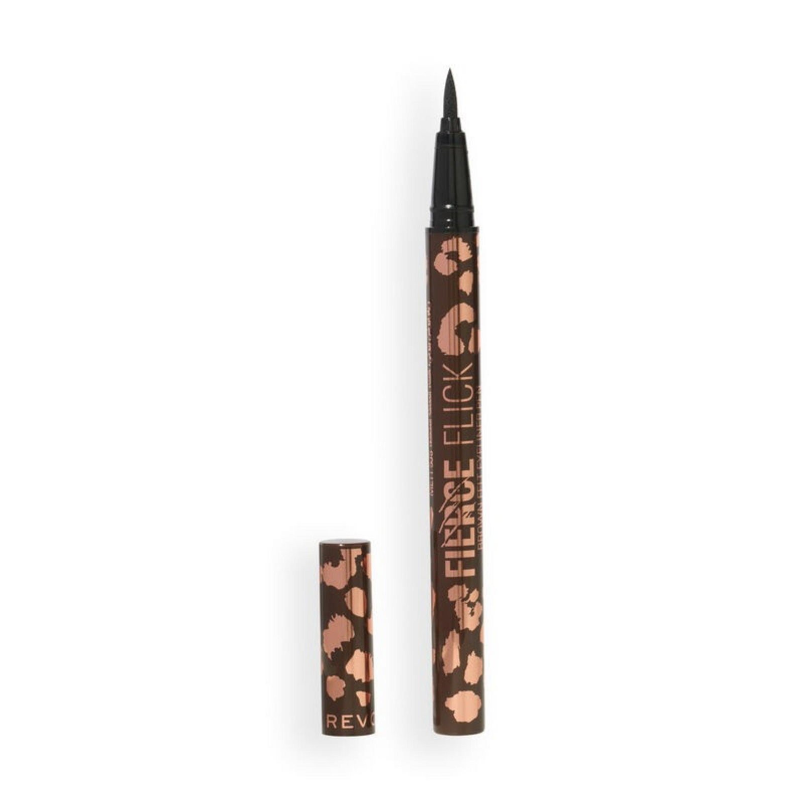 Makeup Revolution Fierce Eyeliner Felt tip opaco eyeliner liquido marrone 0.5ml
