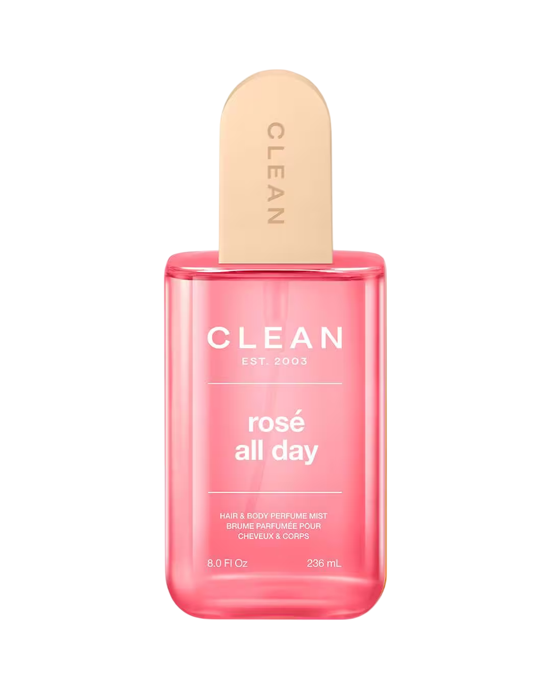 Clean Rose All Day spray profumato per capelli donna 236ml