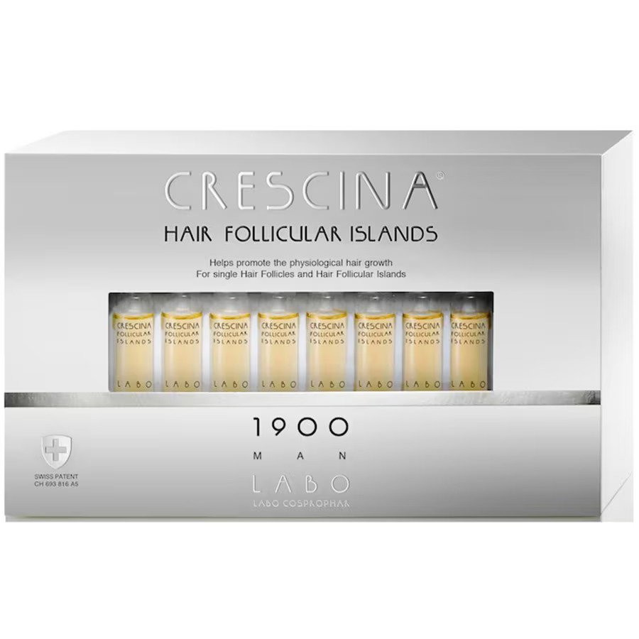 set Labo Suisse Crescina Follicular Islands 1900 per stimolare la crescita siero trattamento in fiale per cuoio capelluto uomo 2