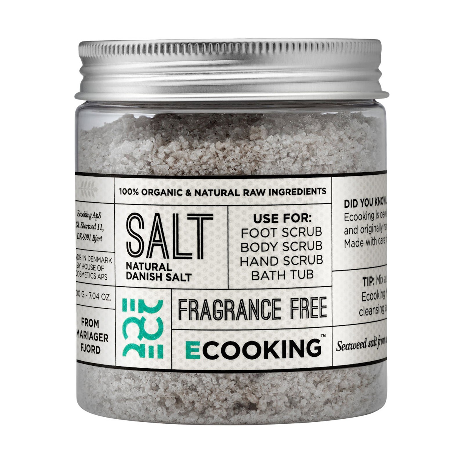 Ecooking Ecooking vegano Cleanse and Scrub sale da bagno 200 g