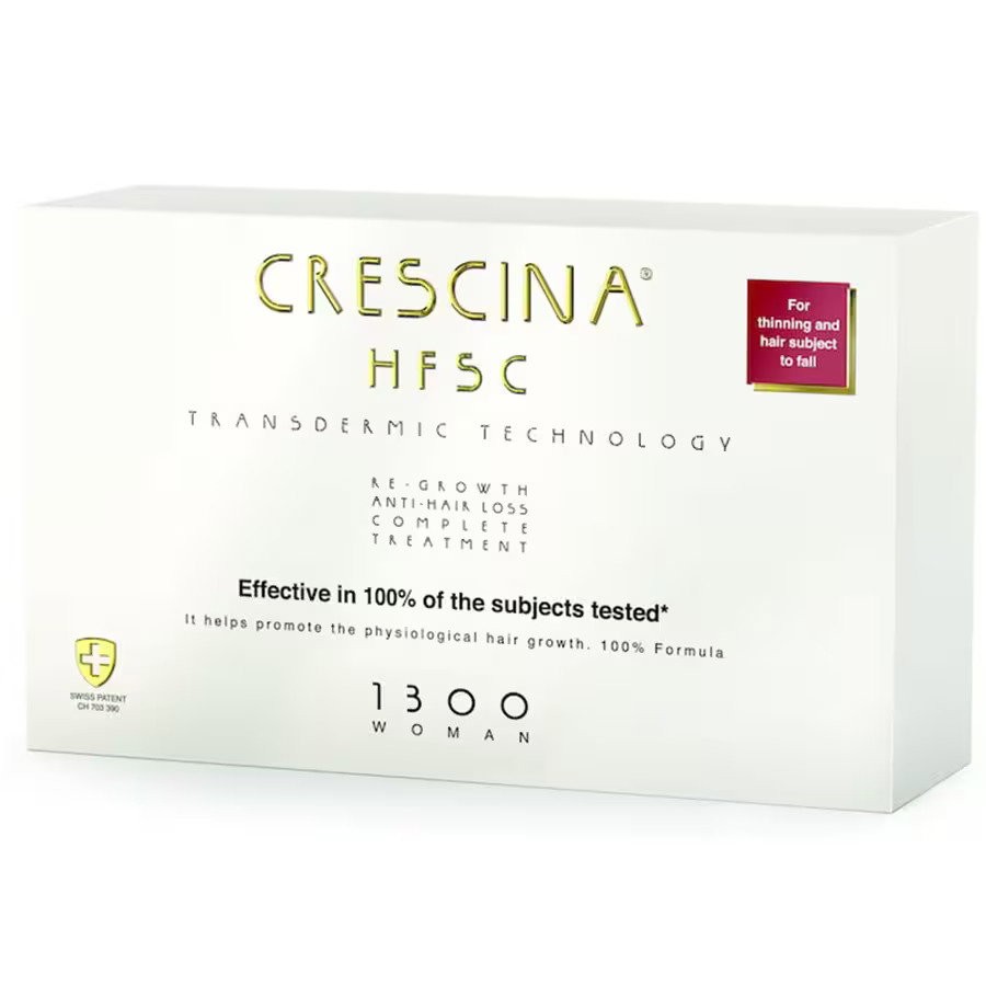 Labo Suisse Crescina Transdermic HFSC 1300 per stimolare la crescita siero trattamento in fiale per cuoio capelluto donna 10 +10