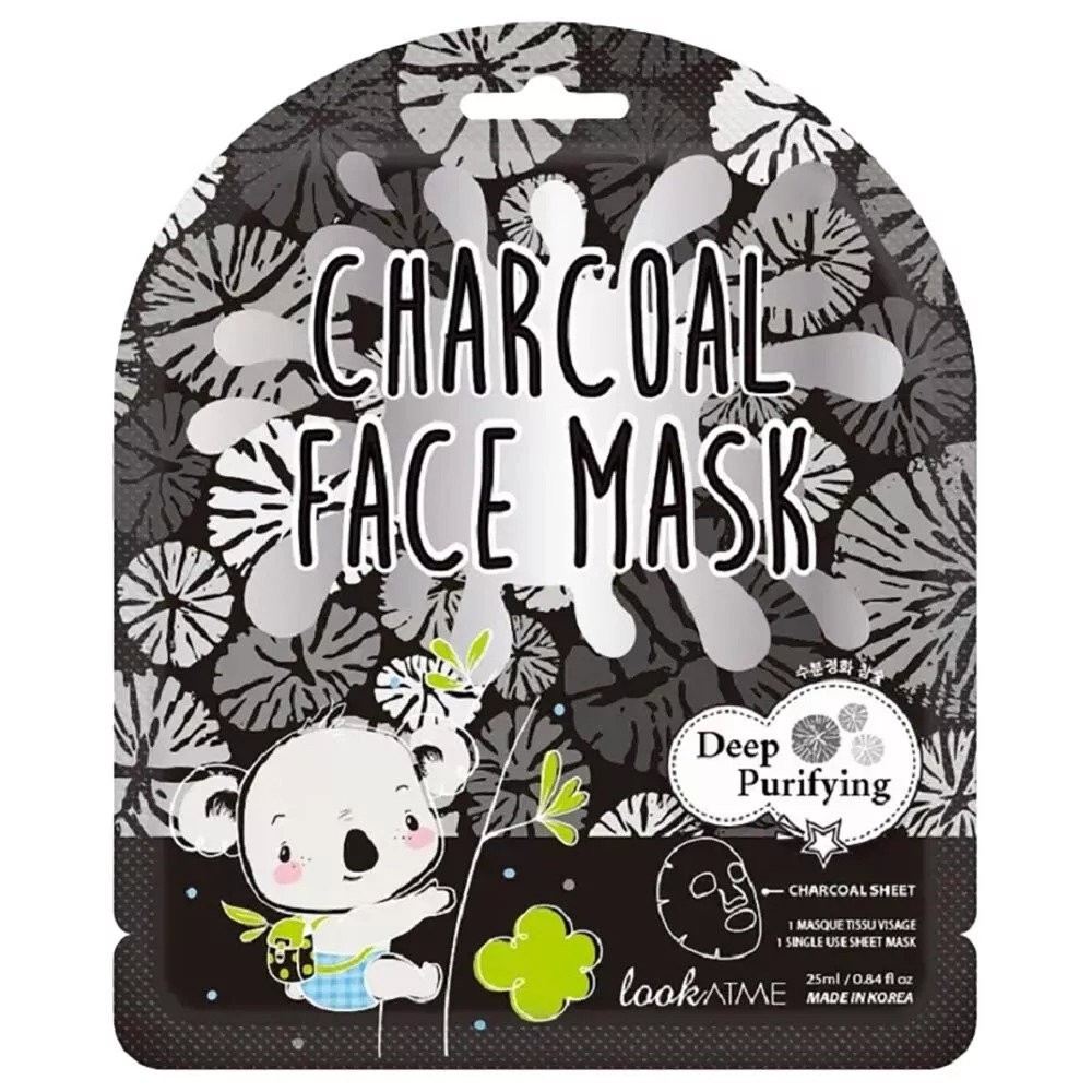 Look At Me Look At Me carbone attivo purificante maschera in tessuto per viso 25ml donna