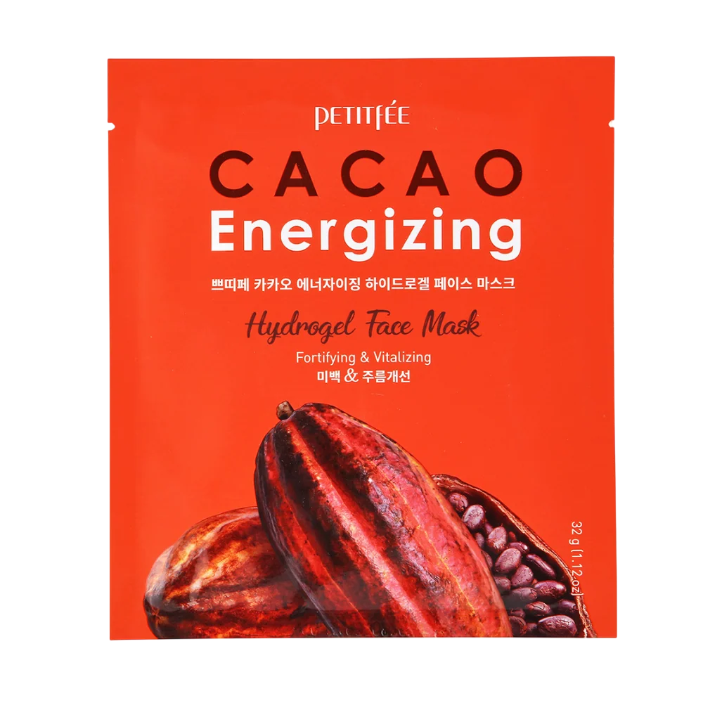 Petitfee Cacao Energizing fortificante maschera in gel per viso 32 g donna
