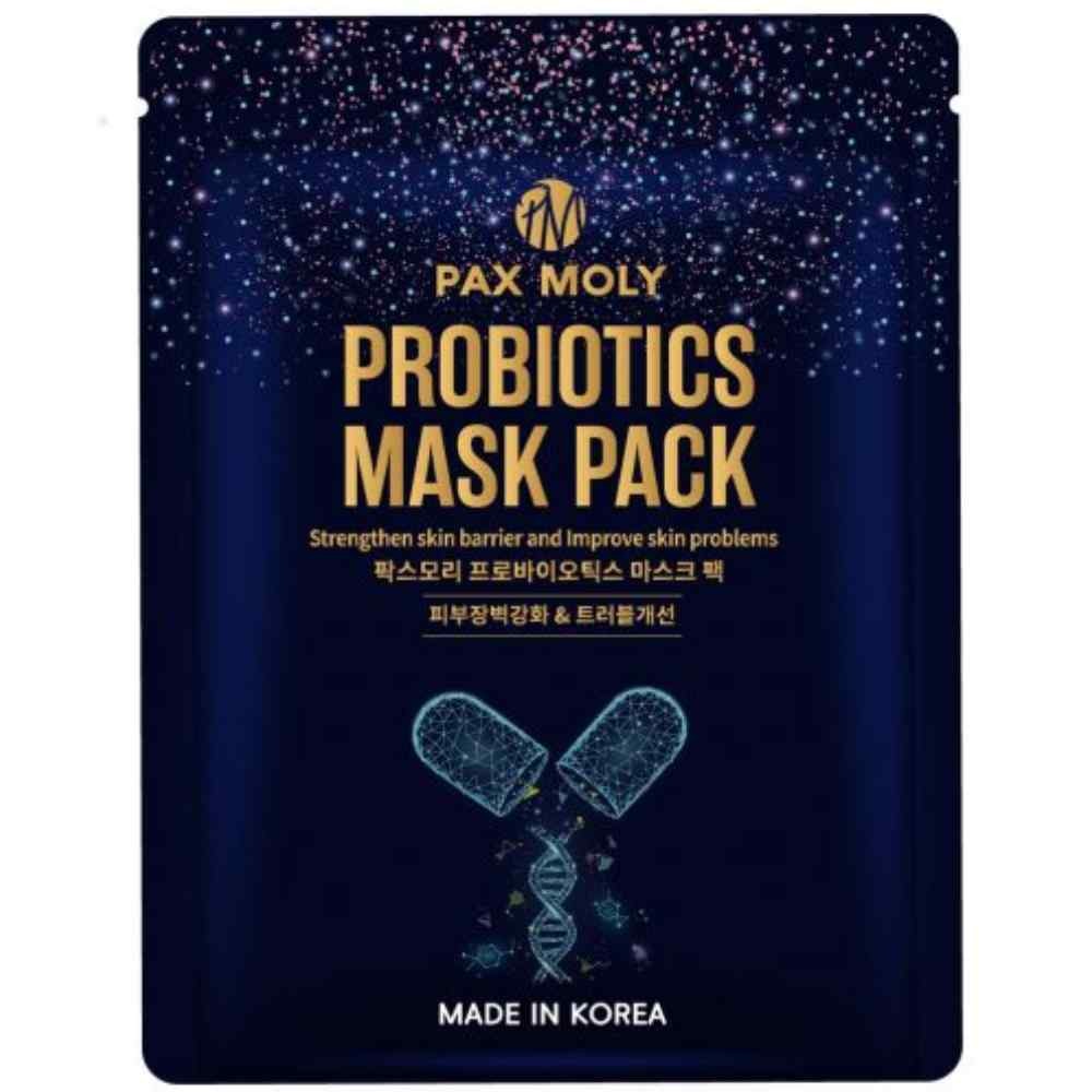 PaxMoly Probiotics Hydrating & Nourishing maschera in tessuto viso giorno e notte 25ml donna