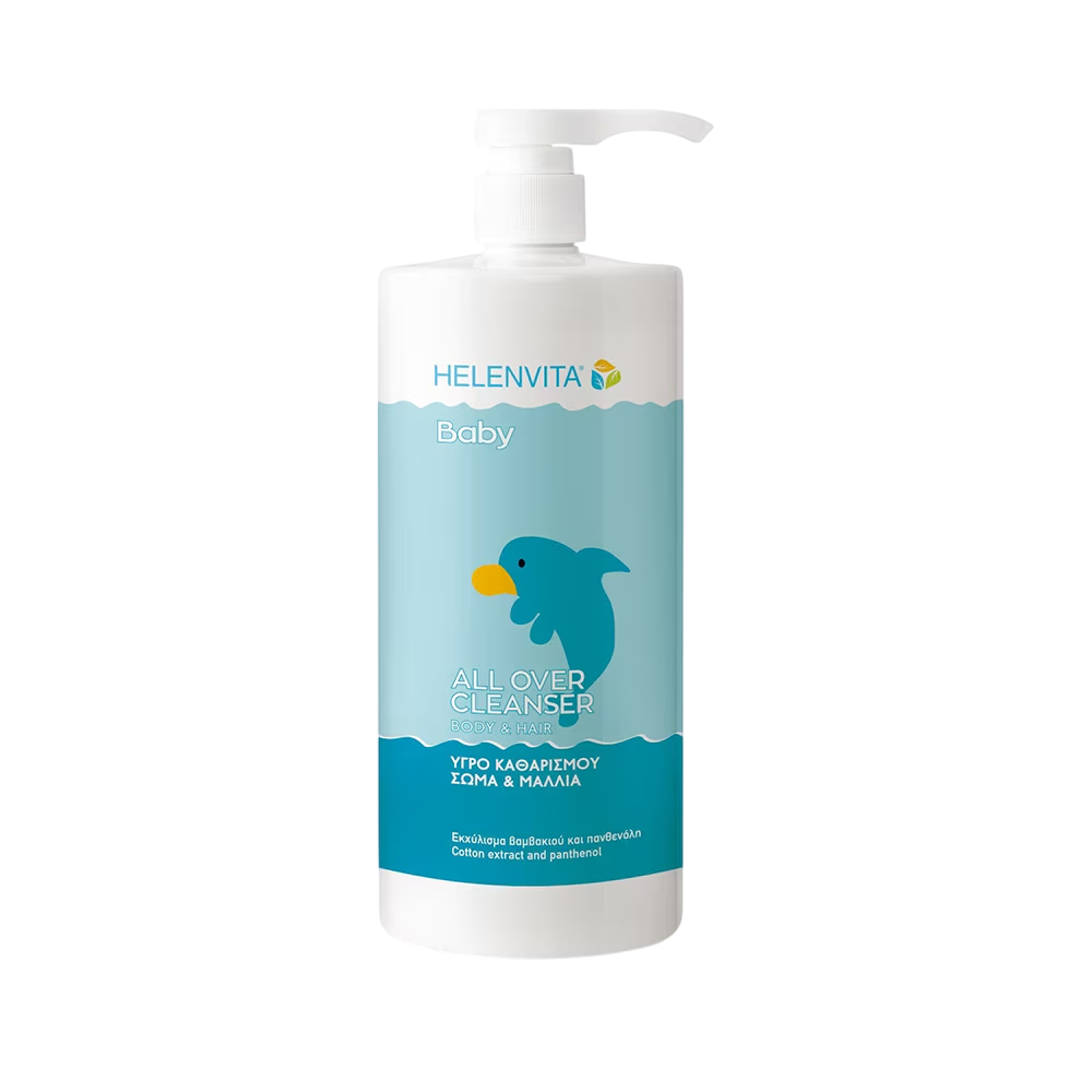 Helenvita baby Cotton Extract pulente e idratante gel doccia per tutti i tipi di pelle 1000ml per bambini