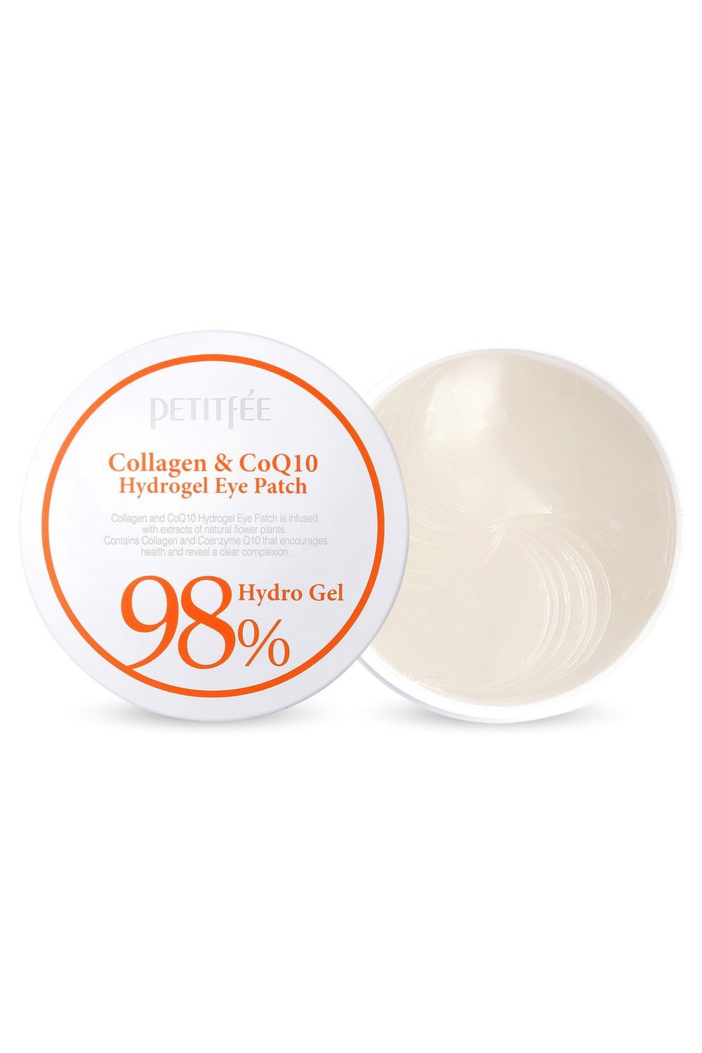 Petitfee Collagen & Coq10 Hydrogel Firmness & Elasticity giorno e notte patch per gli occhi 60 pcs donna