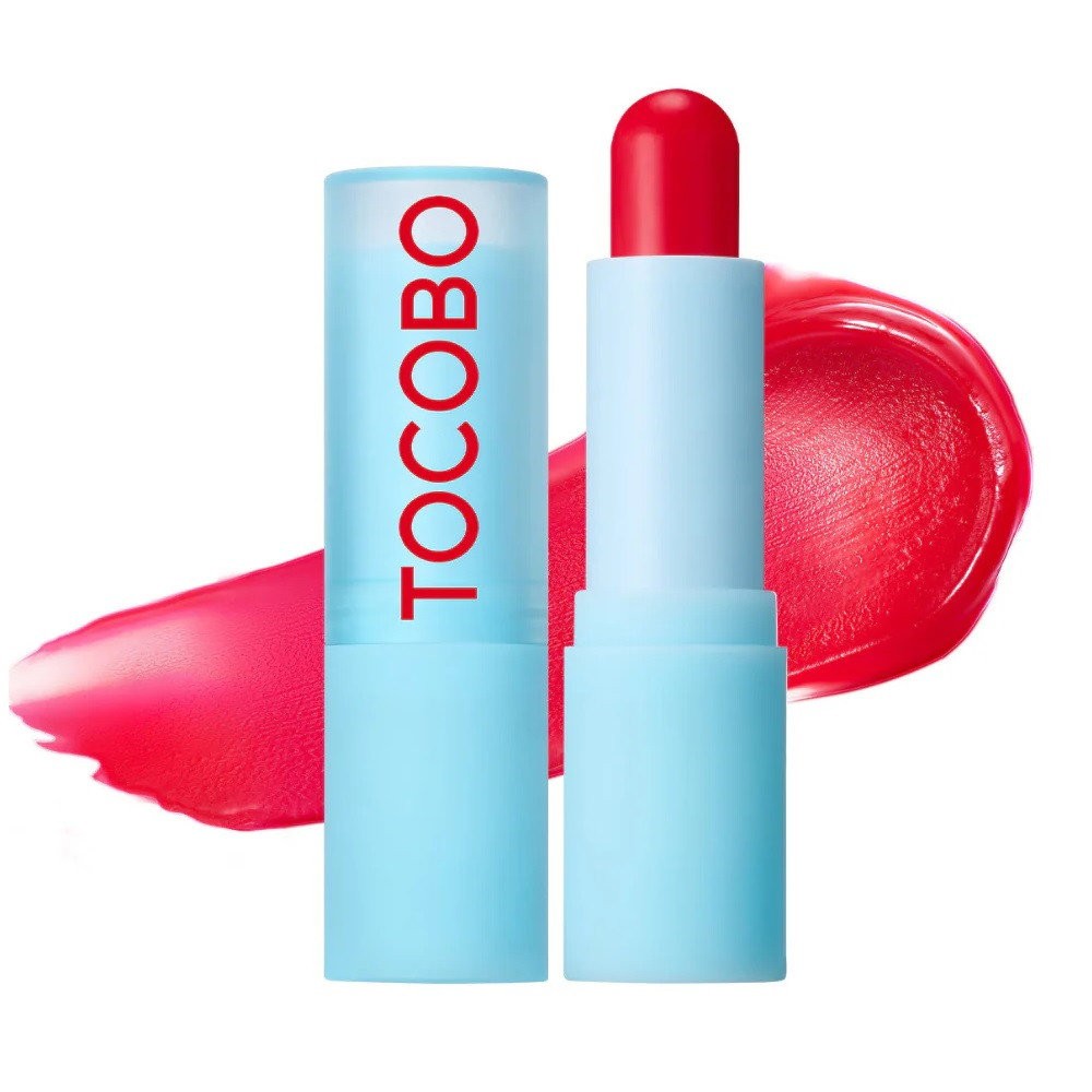 Tocobo Glass Tinted Hydrating & Glow balsamo labbra 011 Flush Cherry 3.5 g donna