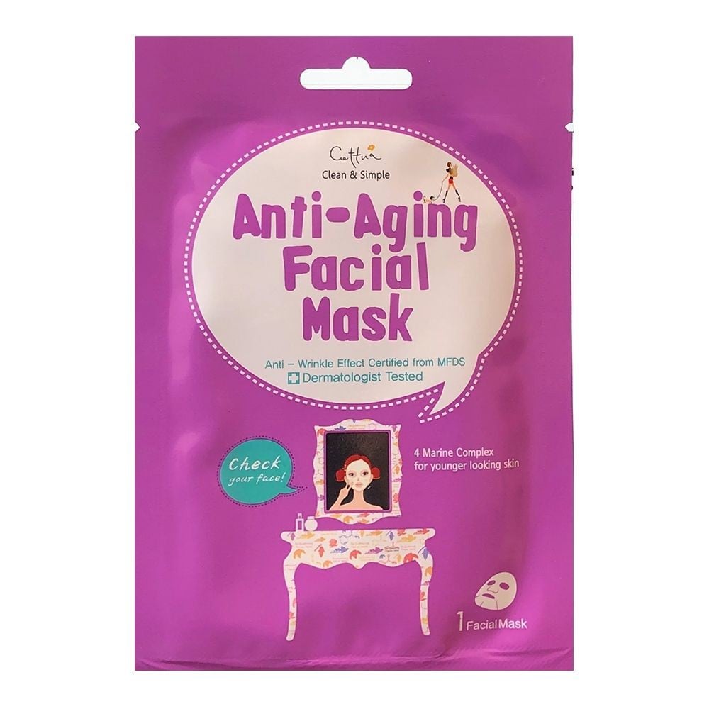 Cettua Cettua anti-invecchiamento maschera in tessuto per viso 20 g donna