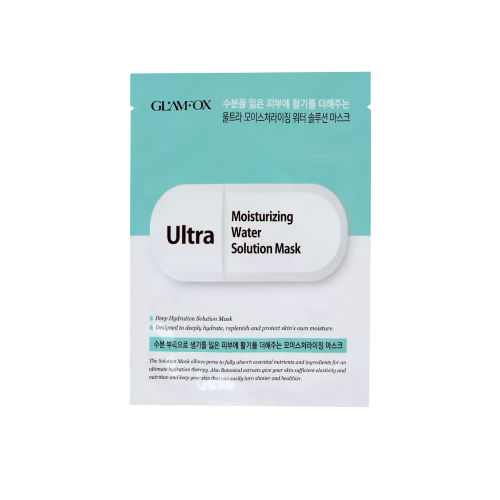 Glamfox Ultra idratante maschera in tessuto per viso 25 g donna