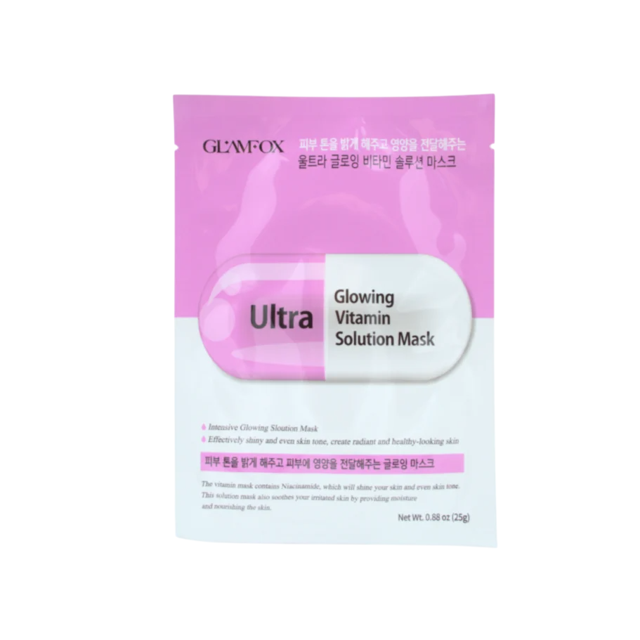 Glamfox Ultra luminoso maschera in tessuto per viso 25 g donna