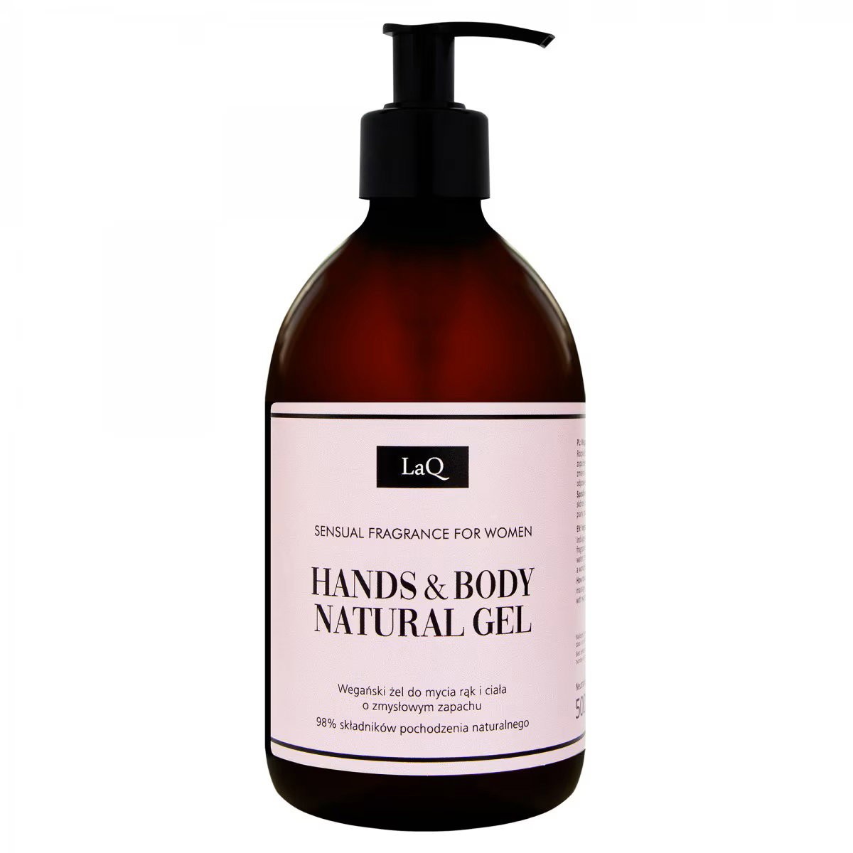 LaQ Hands & Body idratante gel doccia per tutti i tipi di pelle 500ml donna