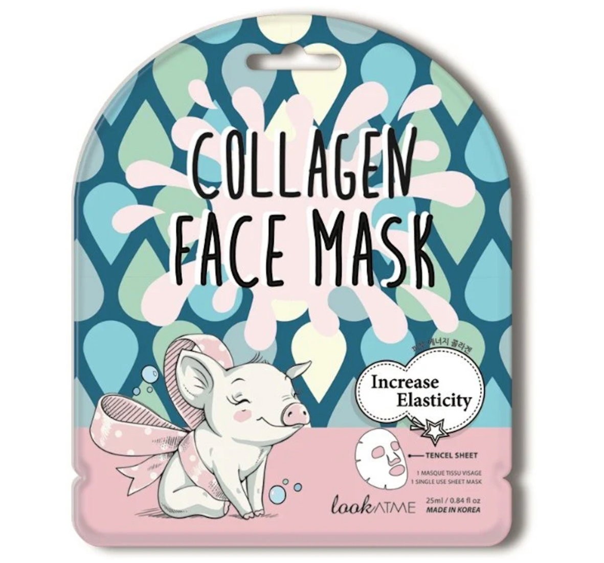 Look At Me Collagen Boosts Elasticity maschera in tessuto per viso Weekly or as needed 25ml donna
