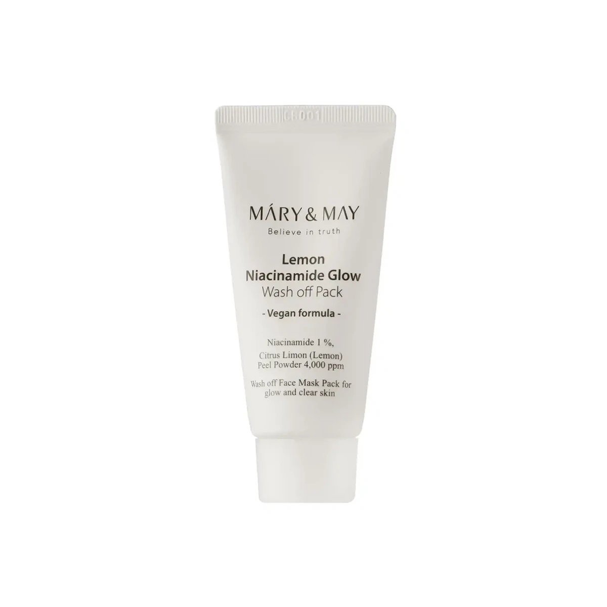 Mary and May Lemon Niacinamide Glow Cleansing & Purifying maschera all'argilla 30 g donna