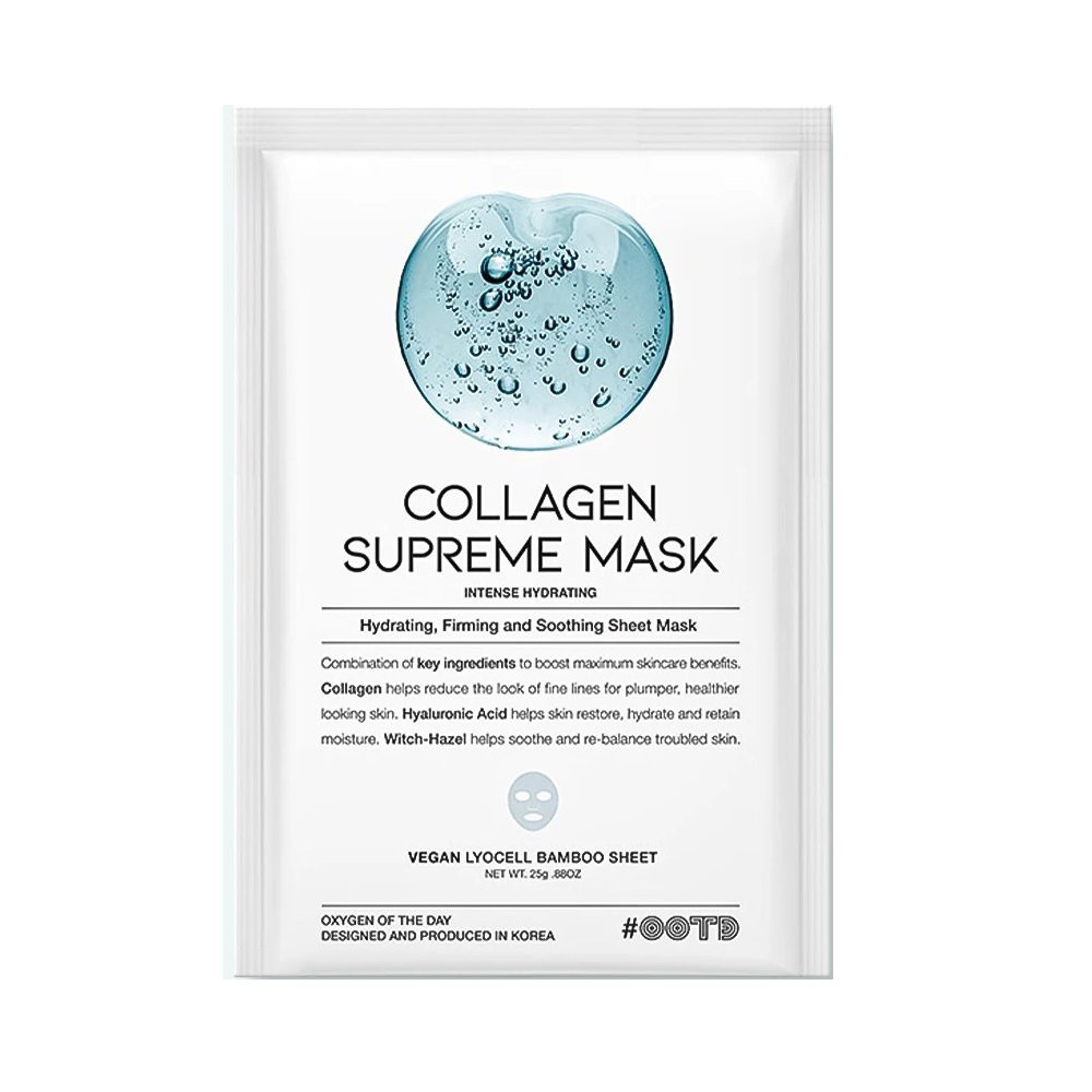OOTD Collagen Supreme idratazione intensa maschera in tessuto per viso 25ml donna