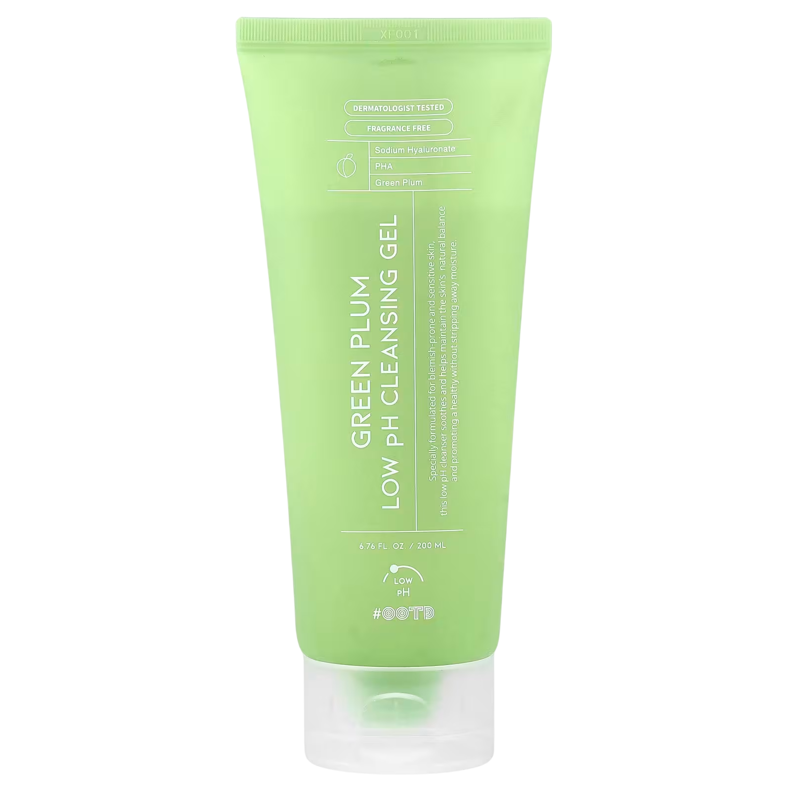 OOTD Green Plum pulente e idratante gel detergente per viso 200ml donna