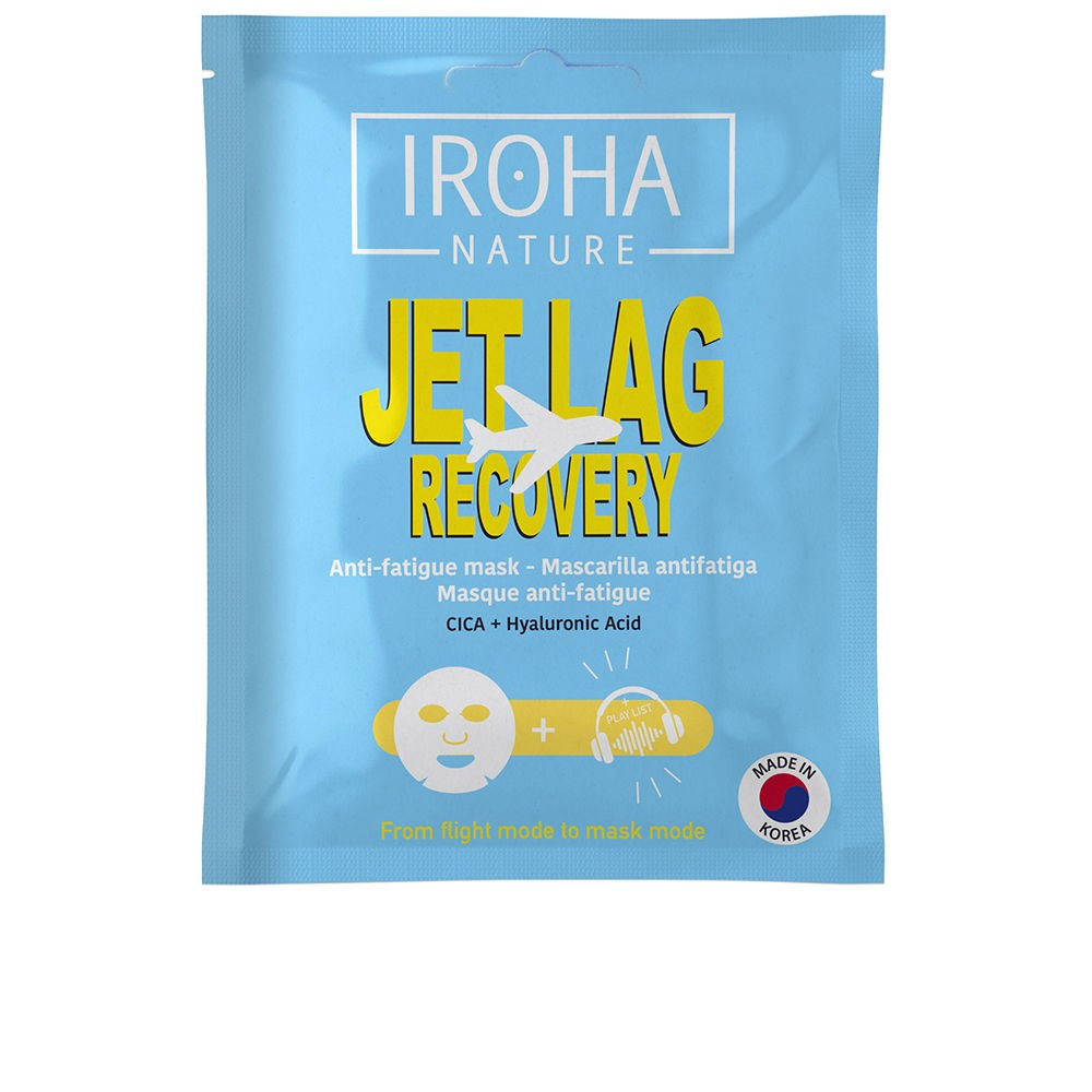 Iroha JET LAG recupero maschera viso 1 u Unisex