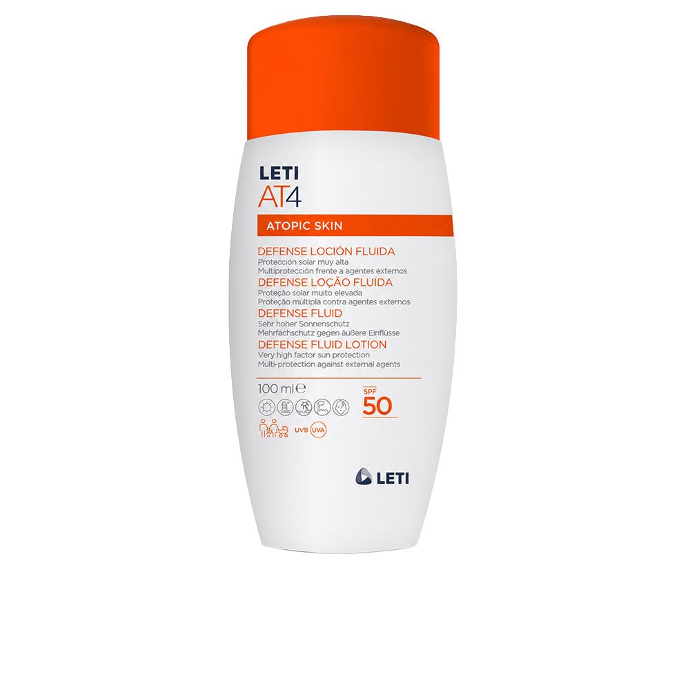 Leti Pharma LETIAT4 pelle atopica difesa fluido lozione SPF50 100ml Unisex