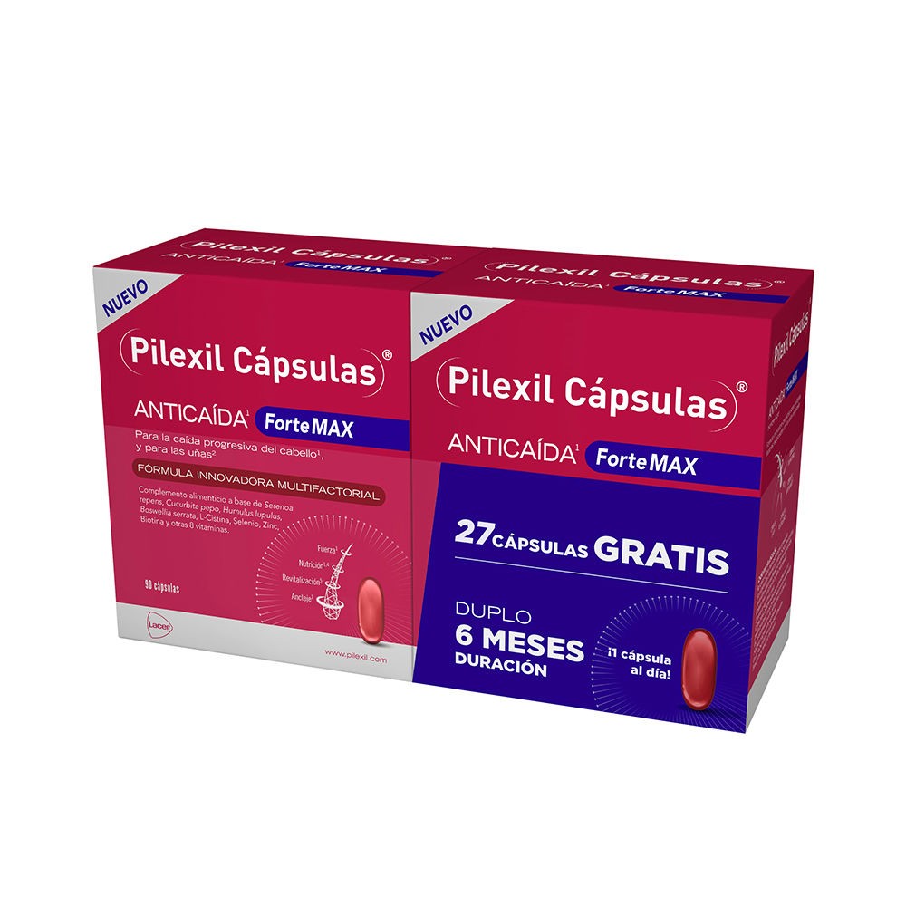 Pilexil PILEXIL FORTE max anti-capelli capsule perdita confezione 2 x 90 unità Unisex