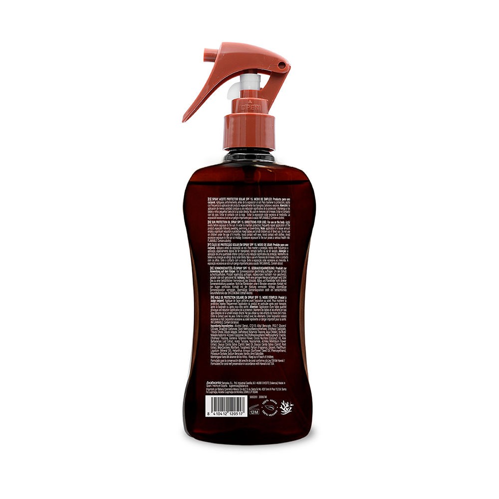 Babaria sole amanti bronzo crema solare spray per capelli SPF15 300ml Unisex