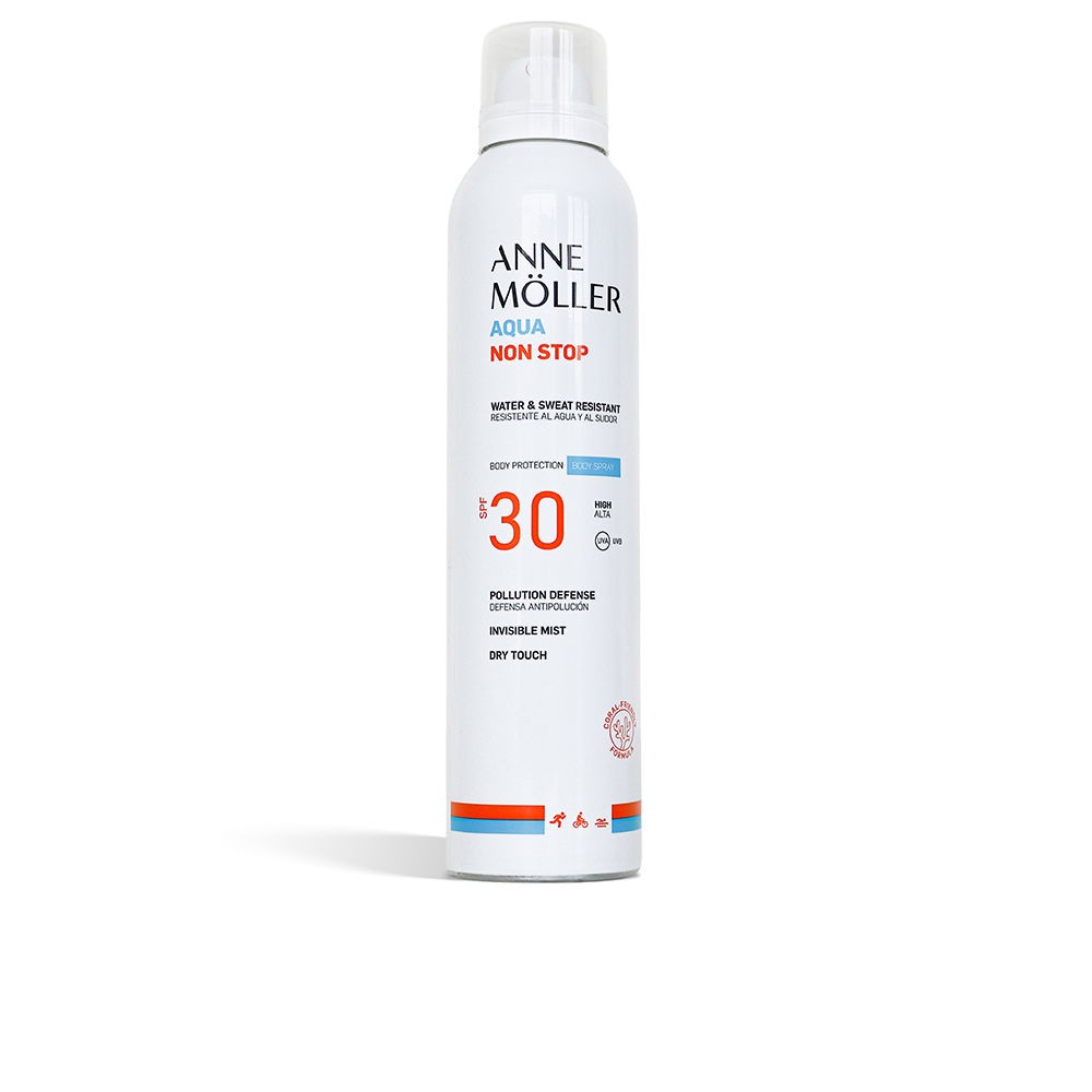 Anne Möller AQUA non stop acqua e resistente al sudore spray corpo SPF30 200ml Unisex