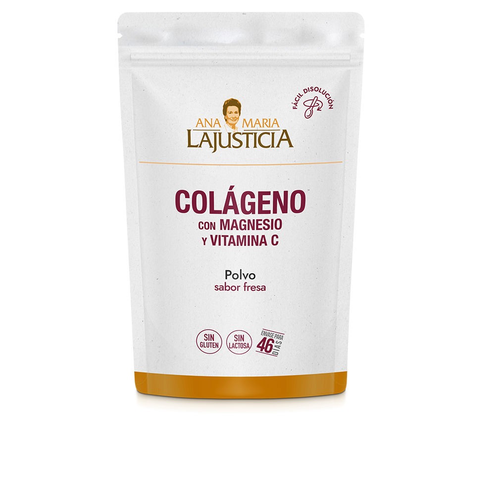 Ana Maria Lajusticia collagene con magnesio + vitamina C polvere N.strawberry 350 gr Unisex
