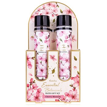 Set di prodotti essenziali per la cura del corpo Accentra Cherry Blossom Essential Botanicals - Set regalo in tubetti donna