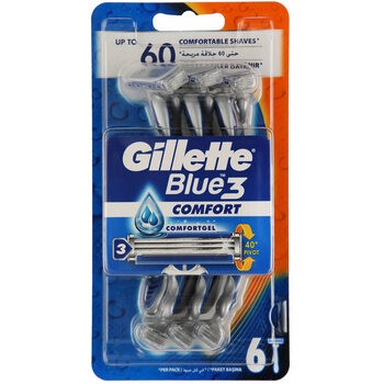 Gillette Blue3 Comfort - Rasoio istantaneo 6 pezzi uomo
