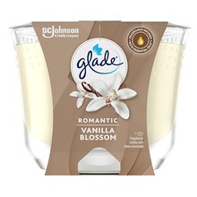 Candela profumata Glade Romantic Vanilla Blossom - Candela profumata 112,0 g donna