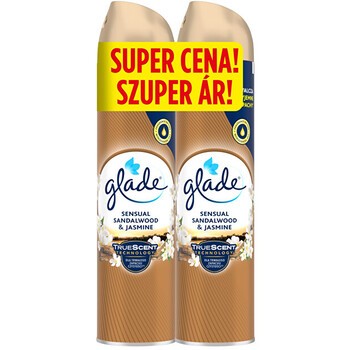 Glade Sensual Sandalwood & Jasmine Spray Duo - Set deodorante per ambienti 300ml donna