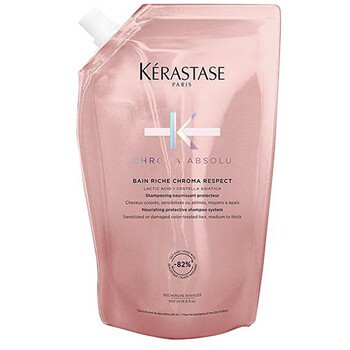 Ricarica shampoo Kérastase Bain Riche Chroma Respect - Shampoo nutriente e protettivo 500ml donna