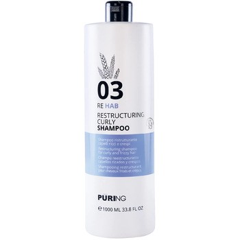 Puring 03 Rehab Shampoo Ristrutturante per Capelli Ricci - Shampoo ristrutturante per capelli ricci e crespi 1000ml unisex