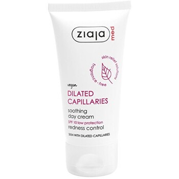 Ziaja Crema Giorno Lenitiva per Capillari Dilatati SPF 10 - Crema per la pelle 50ml donna